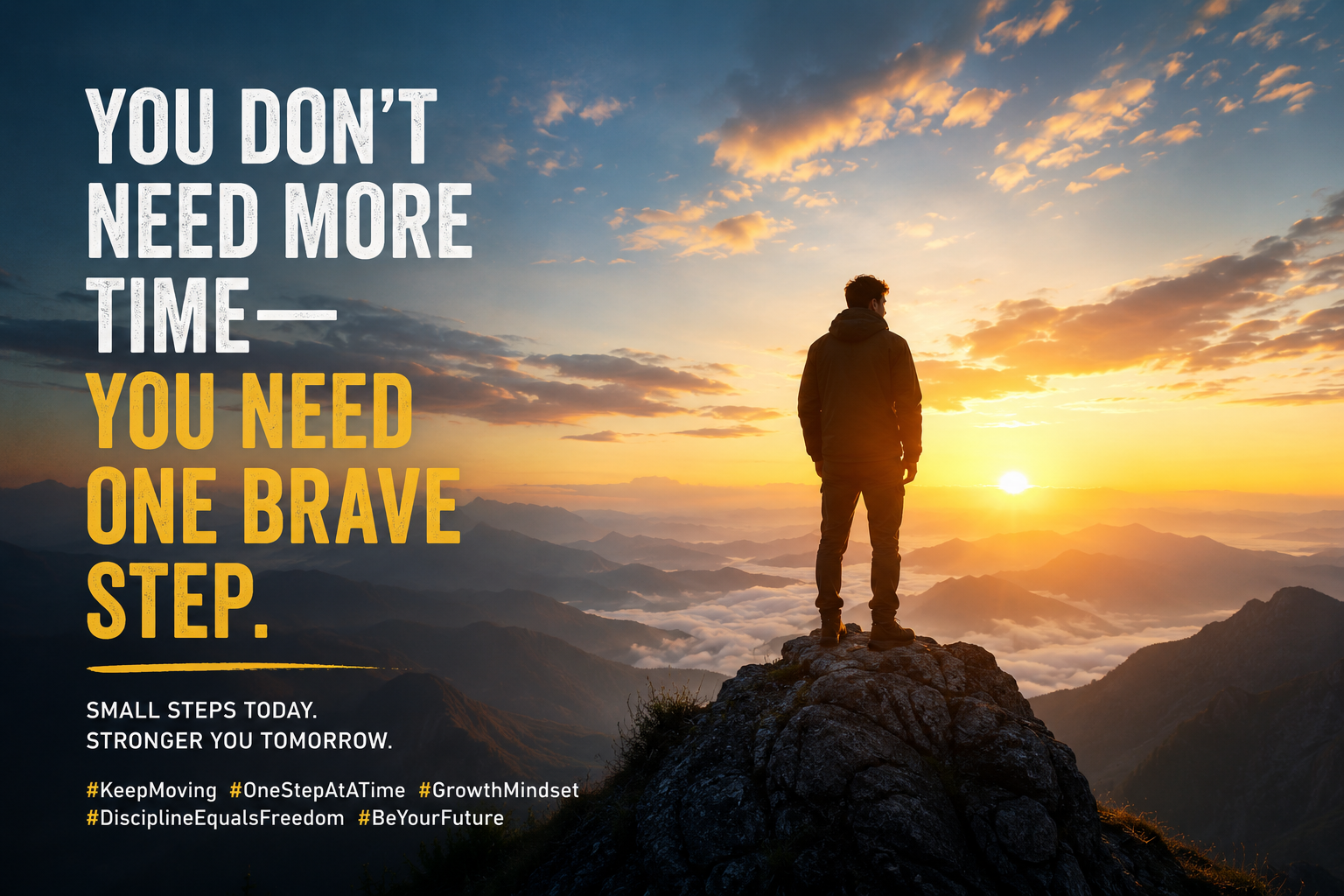You Don’t Need More Time—You Need One Brave Step
